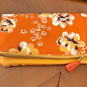 Rachel Pally Orange Floral Clutch❄️❄️❄️3/10$
